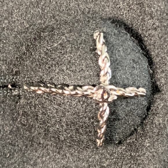 CHANEL Vintage AW07 Size 4 Black Wool Patent Leather 3/4 Sleeves Belted Coat - Picture 4 of 10